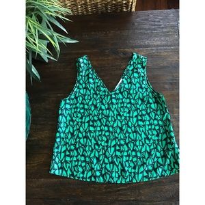 WAYF tank top. Black and green. Light and comfy!